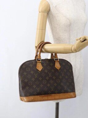 LOUIS VUITTON Monogram Alma Hand Bag M51130 LV Auth 170144